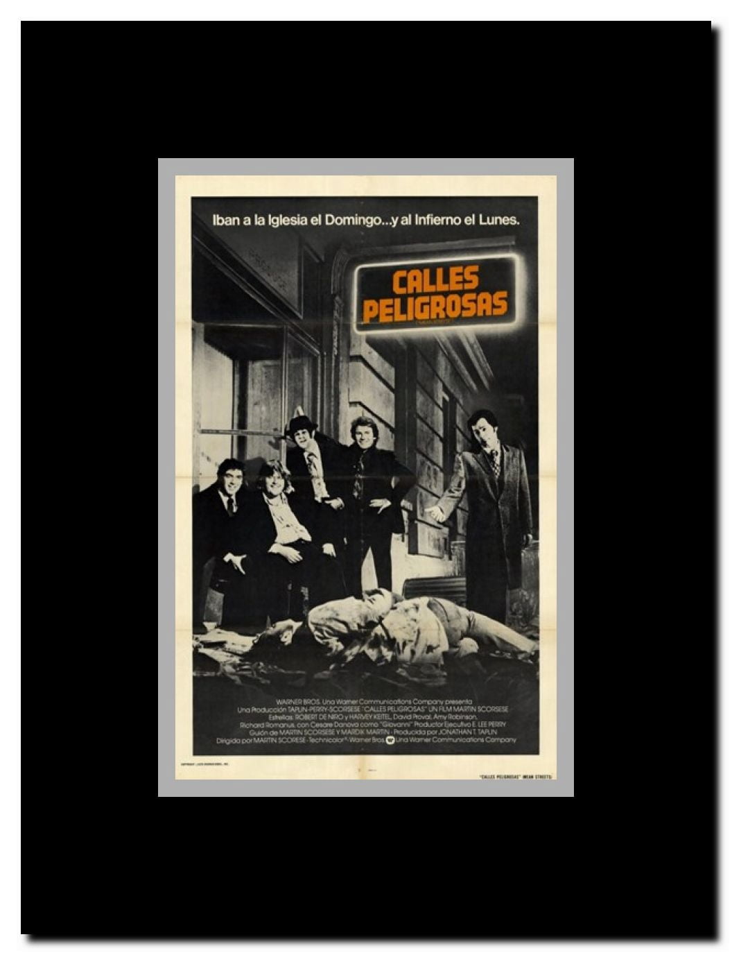 Mean Streets Framed Movie Poster