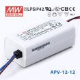 thumbnail image 1 of Mean Well APV-12-12 Power Supply 12W 12V, 1 of 5
