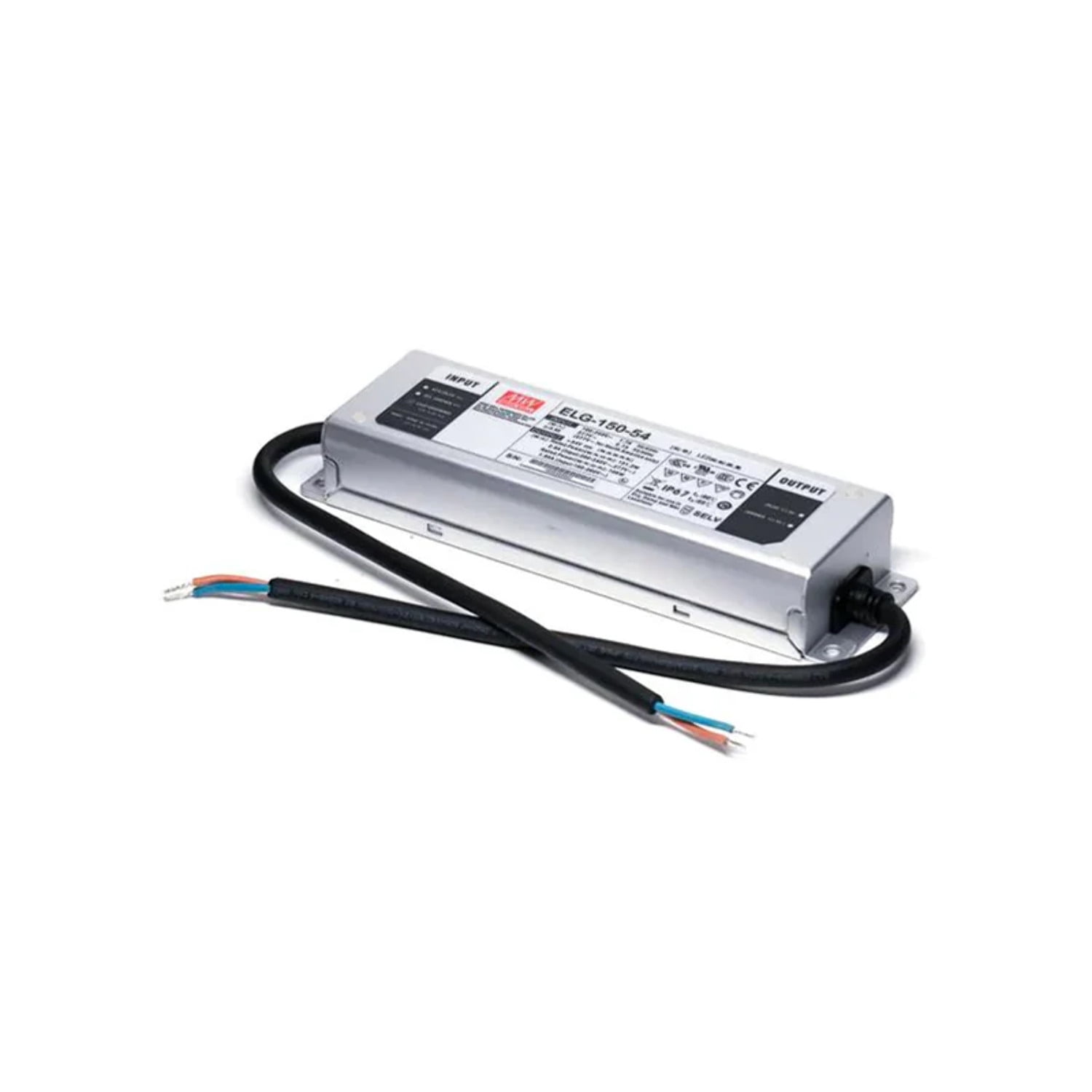 Mean Well ELG-150-54D2 AC-DC Single output LED Driver Mix Mode (CV+CC ...