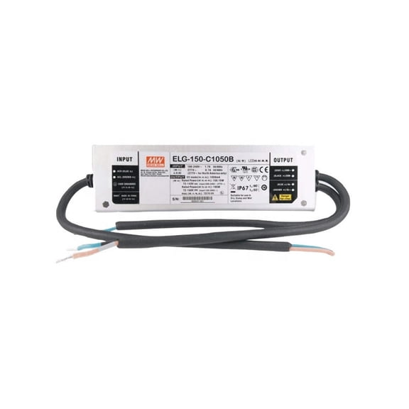 Mean Well ELG-150-C1050D2 AC-DC Single output LED Driver (CC) with PFC