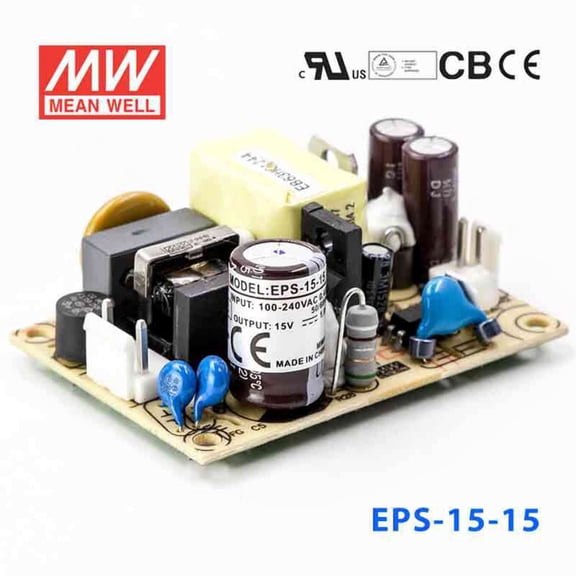 Mean Well EPS-15-15 Power Supply 15W 15V