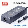 thumbnail image 1 of Mean Well GC220A12-R7B Portable Chargers 183.6W 13.6V 13.5A - Green Adaptor, 1 of 5