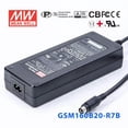 thumbnail image 1 of Mean Well GSM160B20-R7B Power Supply 160W 20V, 1 of 5