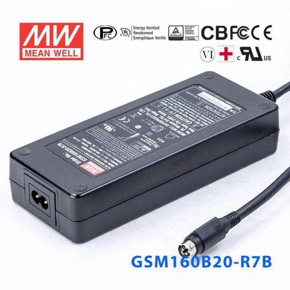 Mean Well GSM160B20-R7B Power Supply 160W 20V