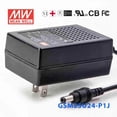 thumbnail image 1 of Mean Well GSM25U24-P1J Power Supply 25W 24V, 1 of 4