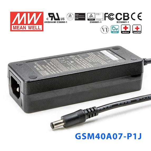 Mean Well GSM40A07-P1J Power Supply 40W 7.5V