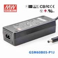 thumbnail image 1 of Mean Well GSM60B05-P1J Power Supply 30W 5V, 1 of 5