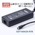 thumbnail image 1 of Mean Well GST160A20-R7B Power Supply 160W 20V, 1 of 5