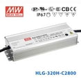 thumbnail image 1 of Mean Well HLG-320H-C2800B Power Supply 319.2W 2800mA - Dimmable, 1 of 1