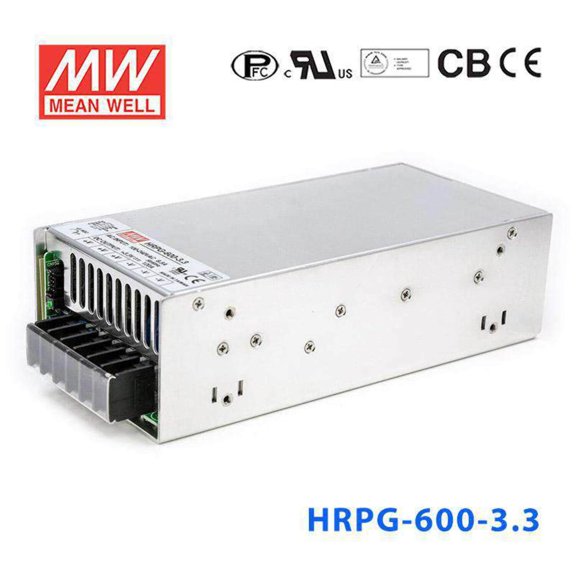 Mean Well HRPGG-600-3.3 Power Supply 396W 3.3V