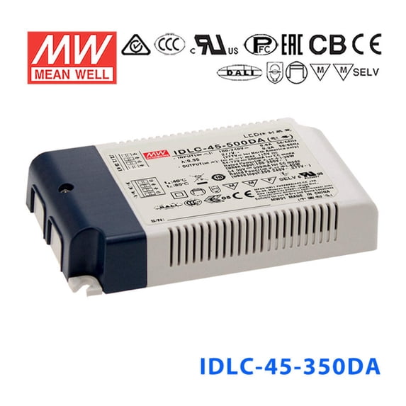 Mean Well IDLC-45-350DA Power Supply 45W 350mA, DALI