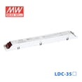 thumbnail image 1 of Mean Well LDC-35DA Linear LED Driver 35W 300~1000mA Adjustable Output - DALI, 1 of 1
