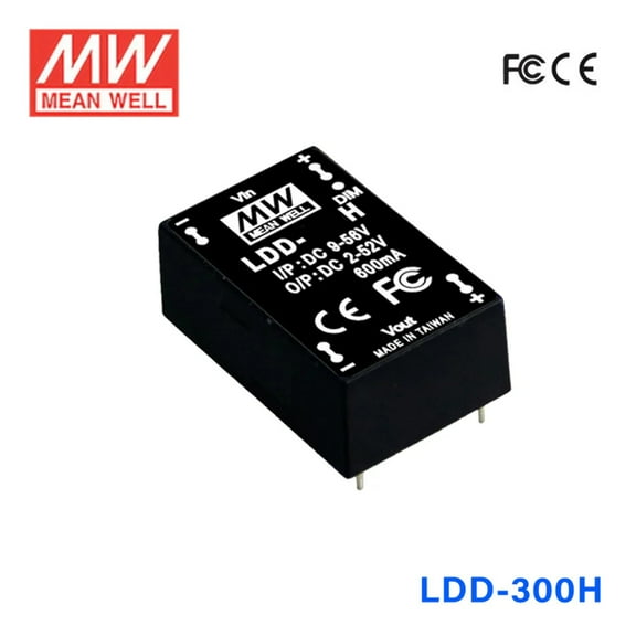 Mean Well LDD-300H DC/DC LED Driver CC 300mA - Step-down