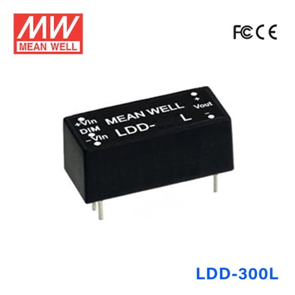 Mean Well LDD-300L DC/DC LED Driver CC 300mA - Step-down