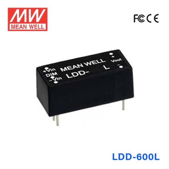 Mean Well LDD-600L DC/DC LED Driver CC 600mA - Step-down