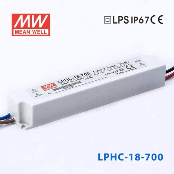 Mean Well LPHC-18-700 AC-DC Single output LED driver Constant Current