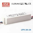 thumbnail image 1 of Mean Well LPV-20-24 Power Supply 20W 24V, 1 of 5