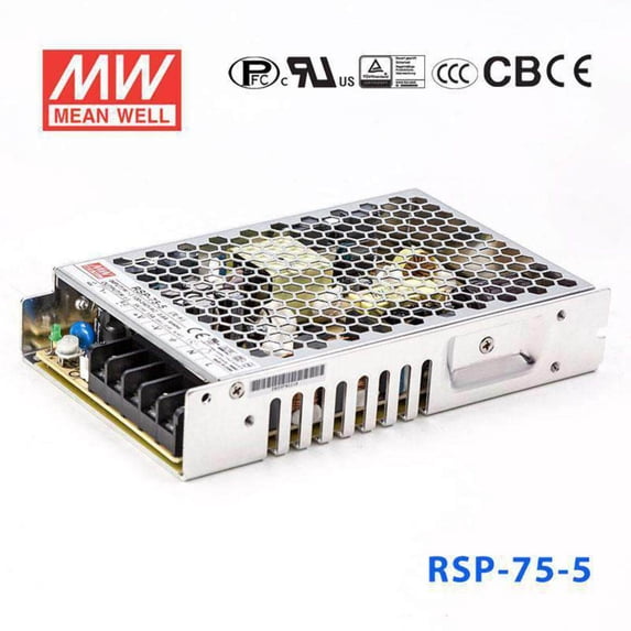 Mean Well RSP-75-5 Power Supply 75W 5V