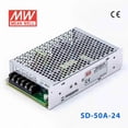 thumbnail image 1 of Mean Well SD-50A-24 DC-DC Converter - 50W - 9.2~18V in 24V out, 1 of 5