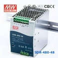 thumbnail image 1 of Mean Well SDR-480-48 Single Output Industrial Power Supply 480W 48V - DIN Rail, 1 of 5