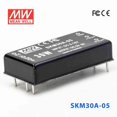 thumbnail image 1 of Mean Well SKM30A-05 DC-DC Converter - 30W - 9~18V in 5V out, 1 of 5