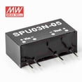 thumbnail image 1 of Mean Well SPU03N-05 DC-DC Converter - 3W - 4.5~5.5V in 12V out, 1 of 1