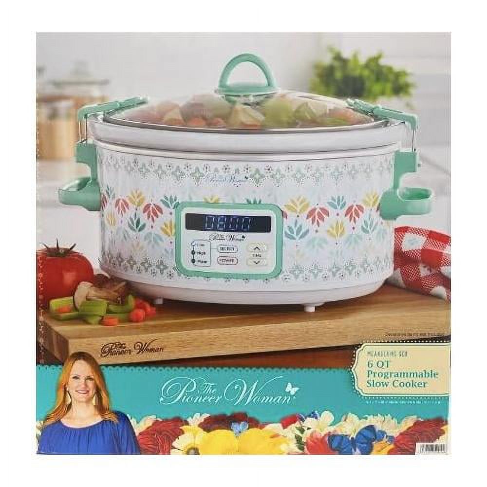 Meandering Geo 6Quart Digital Slow Cooker