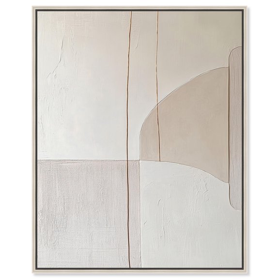 Meandering Grace III Canvas Print Minimalist Decor by Art Remedy, Silver Frame, 24 x 30