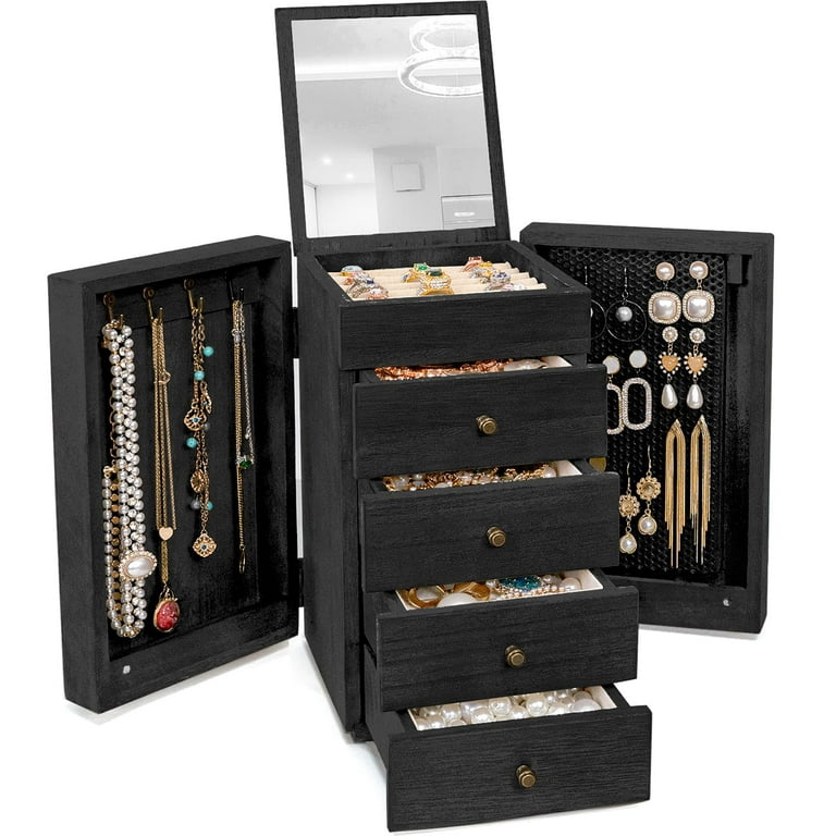 https://i5.walmartimages.com/seo/Meangood-Jewelry-Box-Wood-for-Wowen-5-Layer-Large-Organizer-Box-with-Mirror-4-Drawers-for-Rings-Earrings-Necklaces-Black_400cb3e5-e43d-4c25-8582-0f02375117eb.a3efa4898175a026a6a1b45bf36a1a68.jpeg?odnHeight=768&odnWidth=768&odnBg=FFFFFF