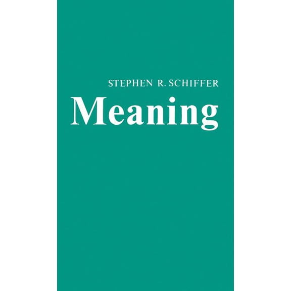 Meaning, (Hardcover)