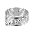 thumbnail image 1 of Meaningful Interlocked Rings Seven Day Sterling Silver Ring - 6, 1 of 6