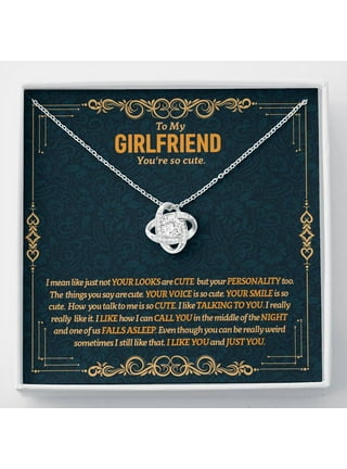 Gift for Girlfriend, Girlfriend Anniversary, Birthday Gift for Girlfriend,  Gift from Boyfriend, Necklace Gift for GF, Romantic Gift