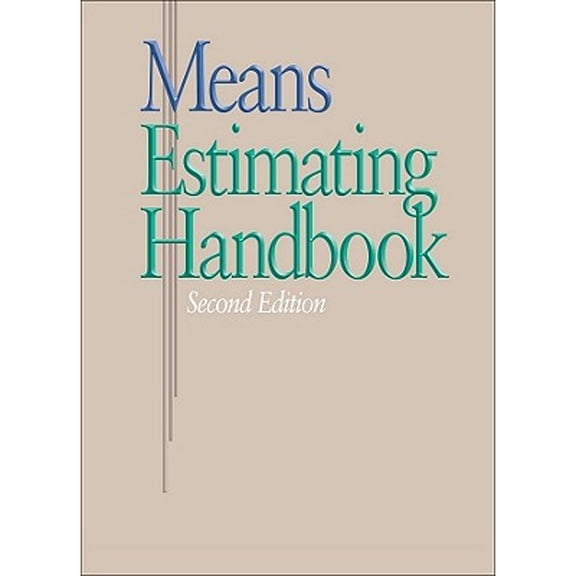 Pre-Owned Means Estimating Handbook (RSMeans) (Hardcover) 0876296991 9780876296998