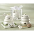 thumbnail image 1 of "Meant to Bee" Ceramic Honey Pot with Wooden Dipper Set of 12, 1 of 1