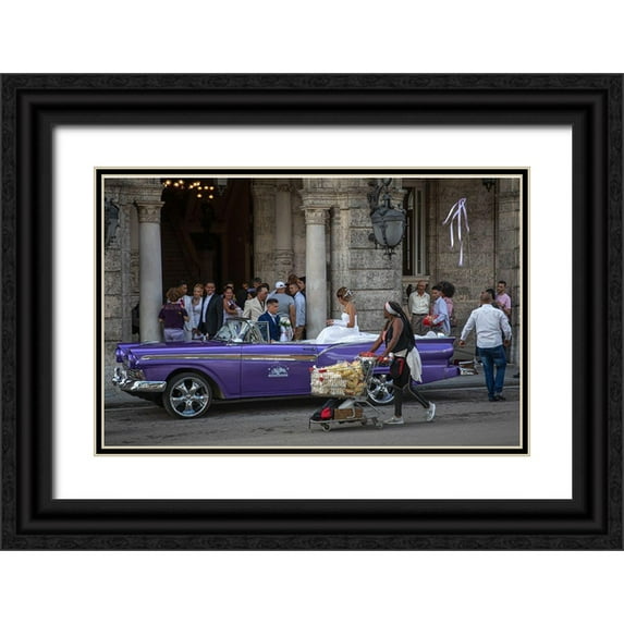 Mearman, Tony 14x10 Black Ornate Wood Framed with Double Matting Museum Art Print Titled - The Haves And Have Nots