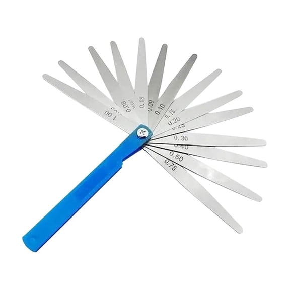 Measurement Height Limit Gauge Tools 17 Blade Thickness Tappet Valve Feeler Gauge Set Gap Filler Measuring Ruler Tool ,Easy to Use