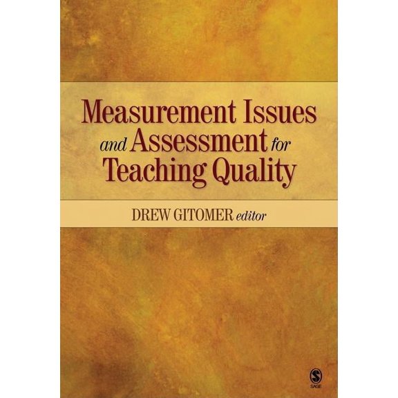 Measurement Issues and Assessment for Teaching Quality, (Hardcover)