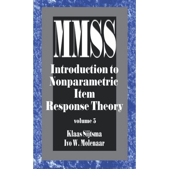 Measurement Methods for the Social Scien Introduction to Nonparametric Item Response Theory, Book 5, (Hardcover)