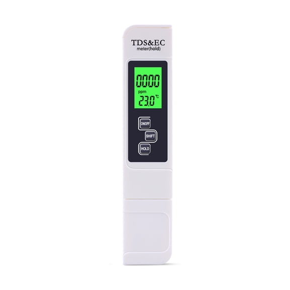 Measurement Tester,Pen Tester Ec Tool Ec Meter Water Portable Pen Water Quality Tester Ec Meter Havou Hxber Dsfen Tester Eryue 3-in-1 White With Backlight