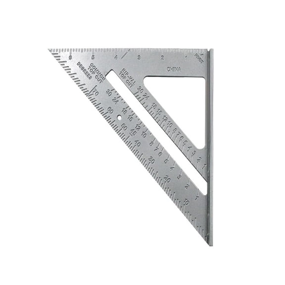 Measurement Tools Carpenter Ruler Square Protractor Miter Framing Tri-square Line Scriber Saw Guide