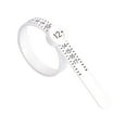 thumbnail image 1 of Measures Ring Sizes With Guide Including Ring Size Chart For Men And Women Ring Sizer Measuring Tool Reusable Finger Size Gauge Measure Set Jewelry Sizing Tools White, 1 of 1