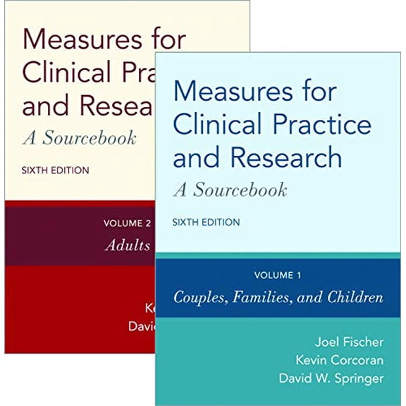 Pre-Owned Measures for Clinical Practice and Research: Two-Volume Set
