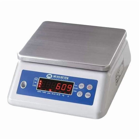Measuretek Digital Compact Bench Scale 6.6 lb./3kg Capacity 12R990