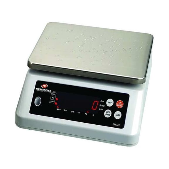 Measuretek Digital Compact Bench Scale 6kg/13 lb. Capacity 12R991