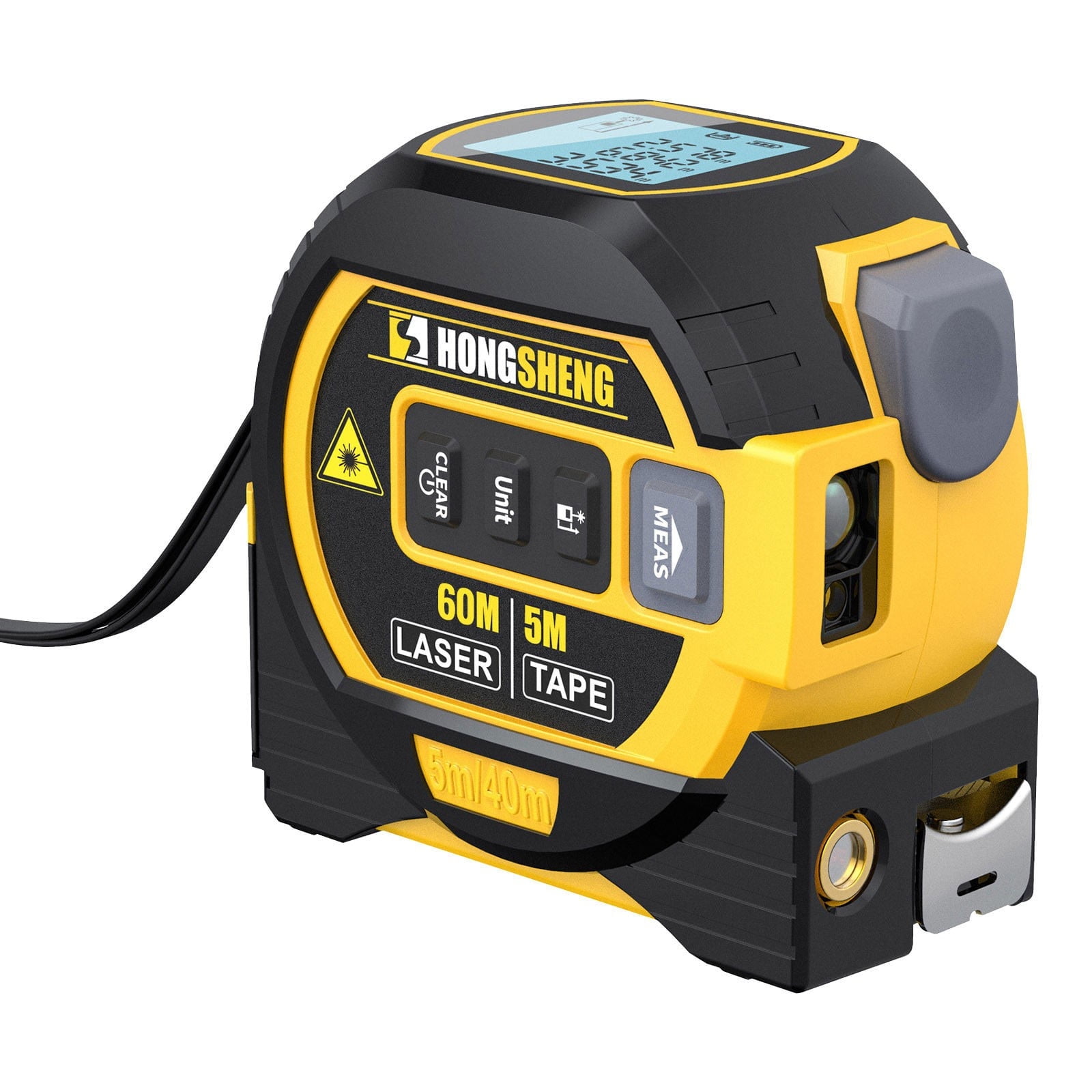 MeasurinSight 3-in-1 Infrared Laser Tape Measuring, Handheld Electronic Digital Tape Measure, 3 in 1 Infrared Laser Tape Measure, Digital Tape Measure with Led Display