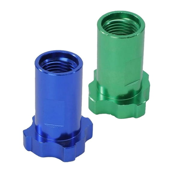 Measuring Cup Connector Paint Sprayer Adapter for Paint Preparation 16X1.5 Inner Teeth Aluminum Sprayer Connector Green Fangkenuo