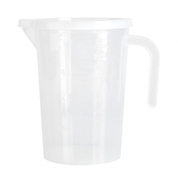 Measuring Cup With Scale, Large Capacity 500Ml Clearance Sale Plastic Measuring Cups Cup Measurement Tool Angled Handle With Lid Kitchen Cooking Baking Accessaries,1PC