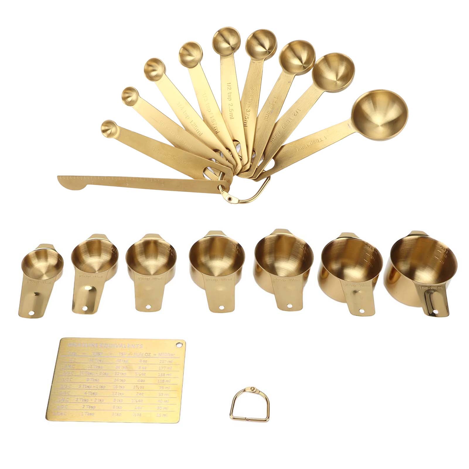 Measuring Cup Scoop, Coffee Measuring Cup Set No Rust With Scale Plate