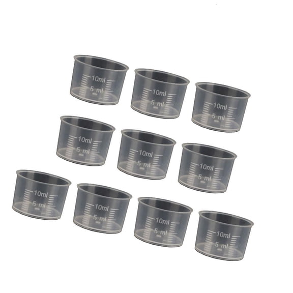 Measuring Cup Set Clear Liquid Measuring Mixing Cup Liquid Container for Lab Use