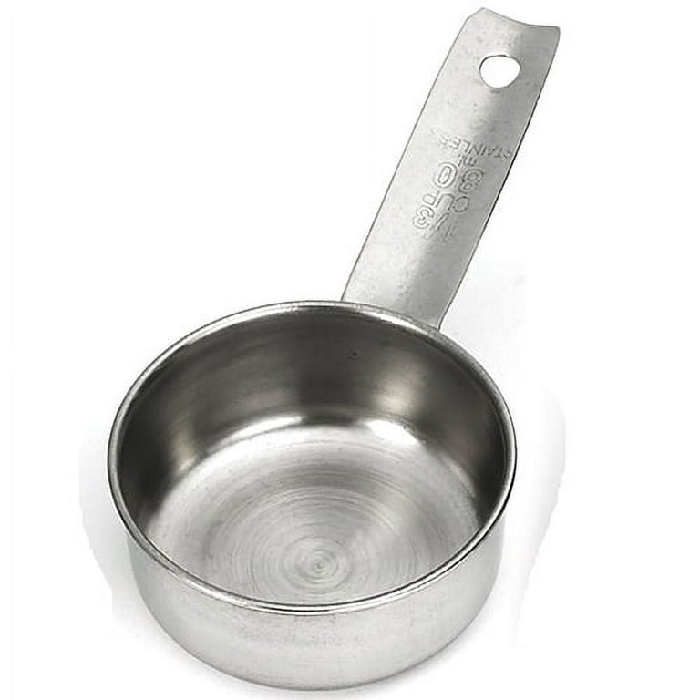 Tablecraft Stainless Steel Measuring Cup, 1/3 Cup 